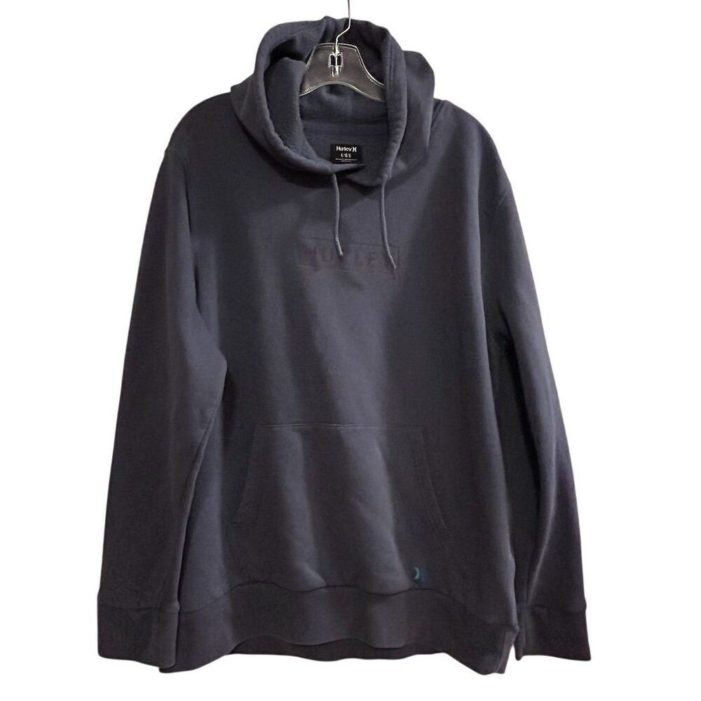 Hurley Men's Dark Grey Pullover Hoodie Size L‎ Long Sleeve Casual